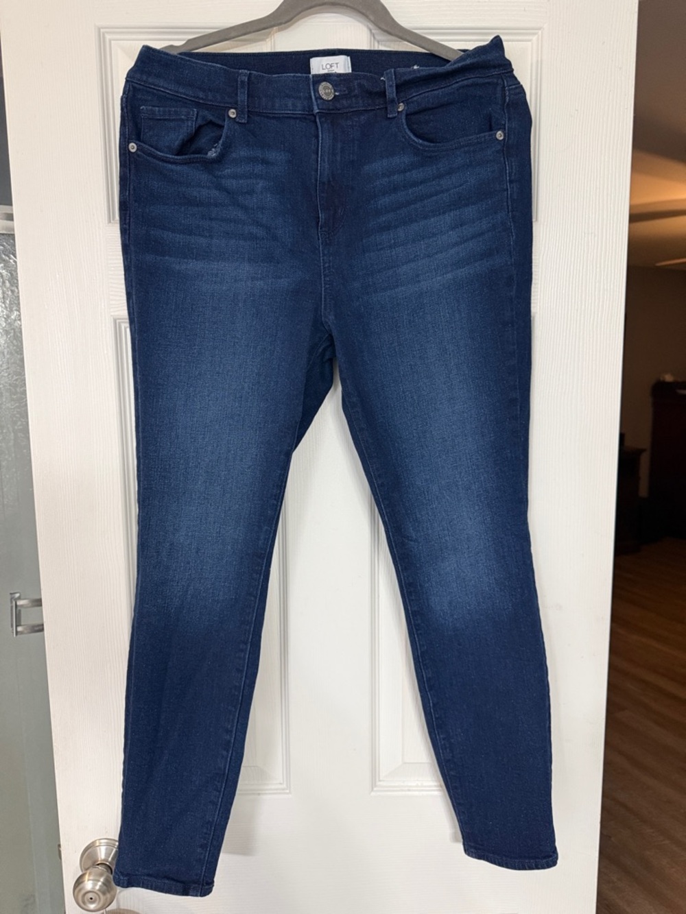 LOFT Skinny Jeans - Deep Indigo Wash